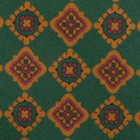 Copper Madder Silk Tie - Forest - Hand-Rolled