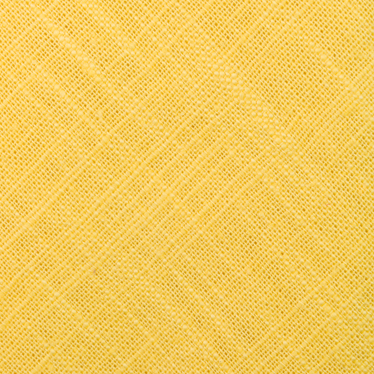 Japanese Ramie Tie - Yellow - Hand-Rolled