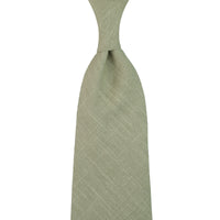 Japanese Ramie Tie - Pistachio - Hand-Rolled