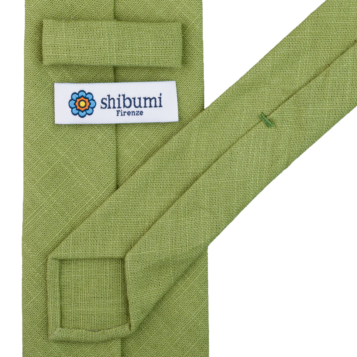 Japanese Ramie Tie - Grass - Hand-Rolled