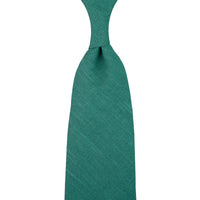 Japanese Ramie Tie - Sea Green - Hand-Rolled