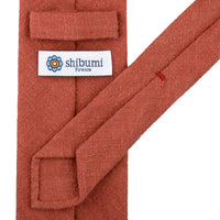 Japanese Ramie Tie - Copper - Hand-Rolled