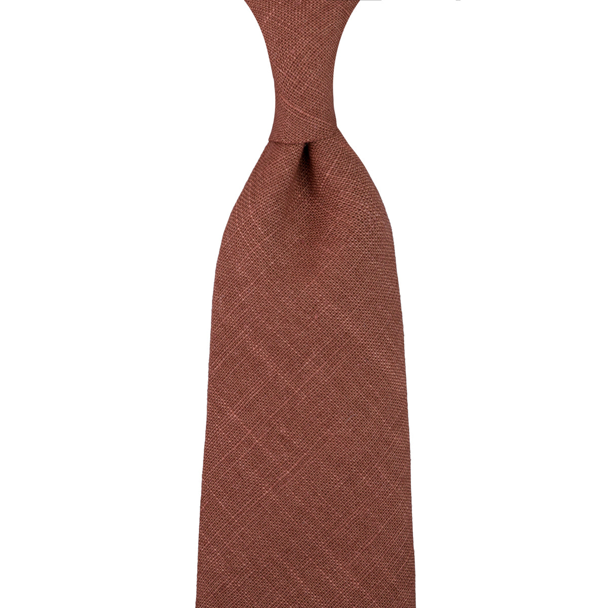 Japanese Ramie Tie - Beech - Hand-Rolled