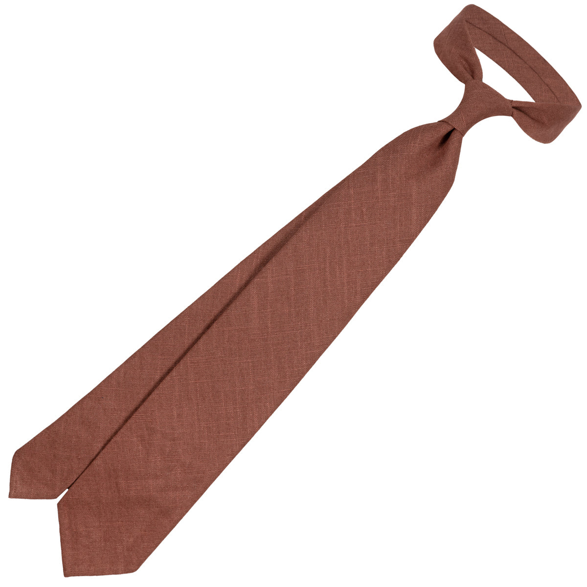 Japanese Ramie Tie - Beech - Hand-Rolled