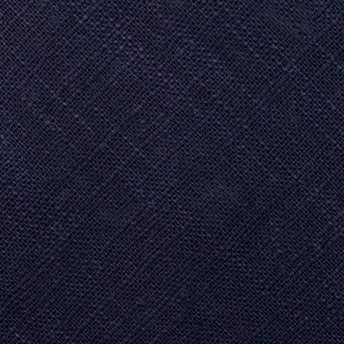 Japanese Ramie Tie - Navy - Hand-Rolled