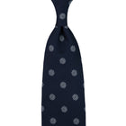 Shibumi-Flower Fina Grenadine Silk Tie - Midnight