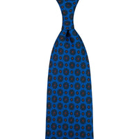 Ancient Madder Silk Tie - Mader Blue - Hand-Rolled