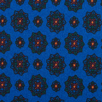 Ancient Madder Silk Tie - Mader Blue - Hand-Rolled