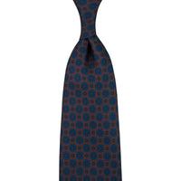 Ancient Madder Silk Tie - Brown - Hand-Rolled