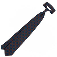 Ancient Madder Silk Tie - Brown - Hand-Rolled
