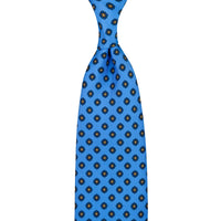 Shibumi-Flower Printed Silk Tie - Willow - Hand-Rolled