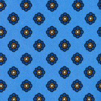 Shibumi-Flower Printed Silk Tie - Willow - Hand-Rolled