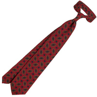 Copper Madder Silk Tie - Cherry - Hand-Rolled