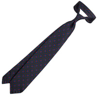 40oz Ancient Madder Silk Tie - Brown - Hand-Rolled