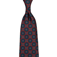 Ancient Madder Silk Tie - Burgundy - Hand-Rolled