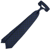 Ancient Madder Silk Tie - Brown - Hand-Rolled