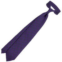 Ancient Madder Silk Tie - Purple - Hand-Rolled