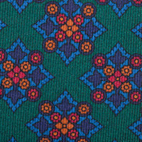 Ancient Madder Silk Tie - Forest - Hand-Rolled