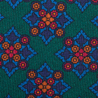 Ancient Madder Silk Tie - Forest - Hand-Rolled