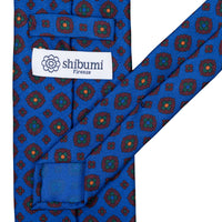 Ancient Madder Silk Tie - Madder Blue - Hand-Rolled