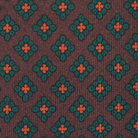 Ancient Madder Silk Tie - Brown - Hand-Rolled