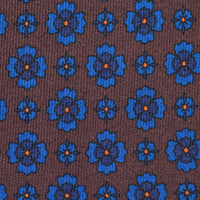 Ancient Madder Silk Tie - Brown - Hand-Rollled