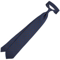 Ancient Madder Silk Tie - Brown - Hand-Rollled