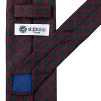 Ancient Madder Silk Tie - Burgundy - Hand-Rolled