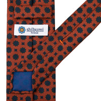 Ancient Madder Silk Tie - Terracotta - Hand-Rolled