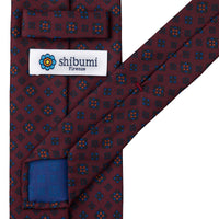 Ancient Madder Silk Tie - Burgundy - Hand-Rolled