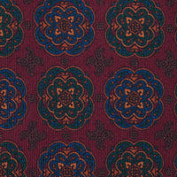 Ancient Madder Silk Tie - Burgundy - Hand-Rolled