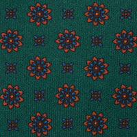 Ancient Madder Silk Tie - Forest - Hand-Rolled