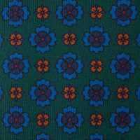 Ancient Madder Silk Tie - Forest - Hand-Rolled