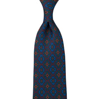 Ancient Madder Silk Tie - Burgundy - Hand-Rolled