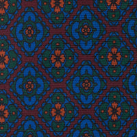 Ancient Madder Silk Tie - Burgundy - Hand-Rolled
