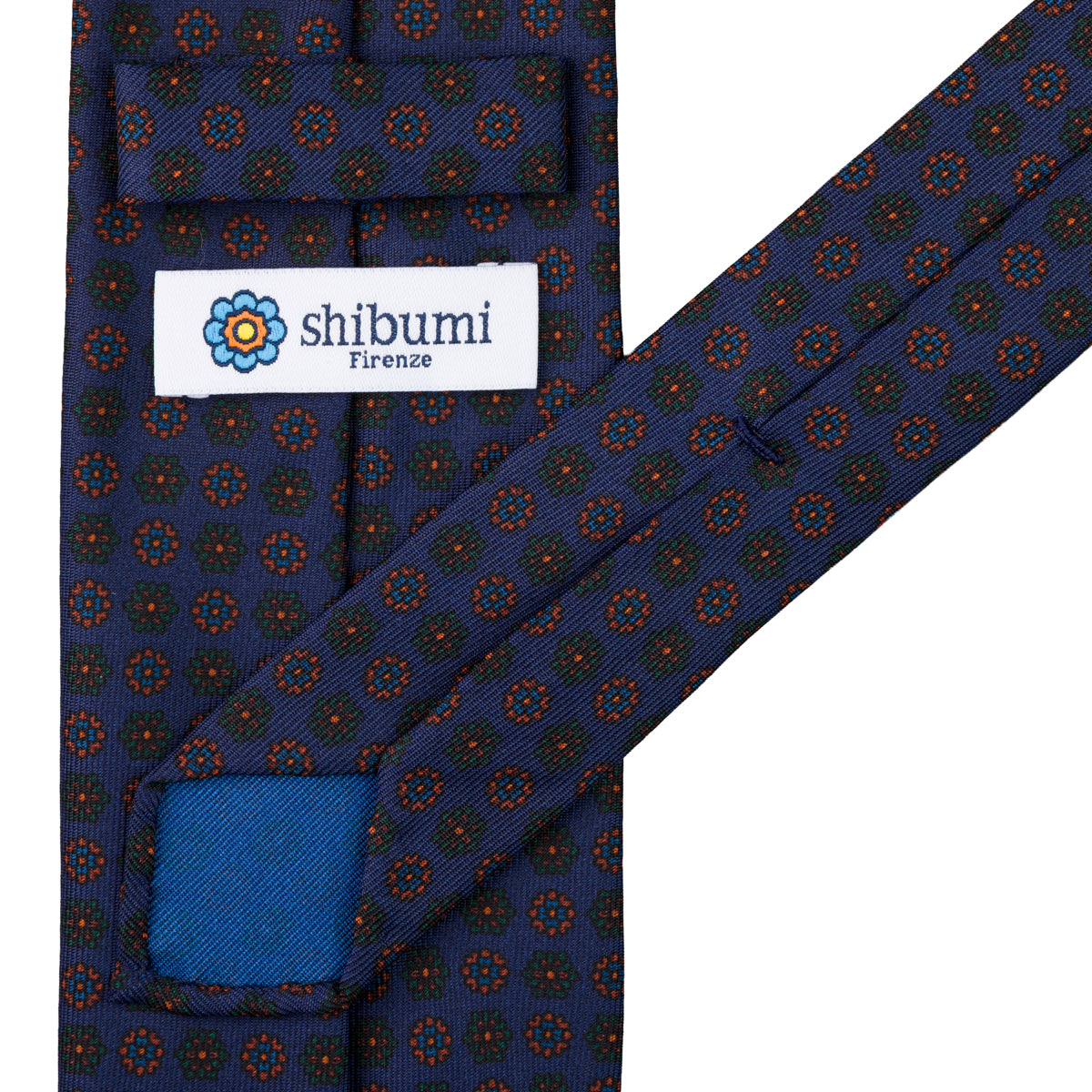 Ancient Madder Silk Tie - Burgundy - Hand-Rolled