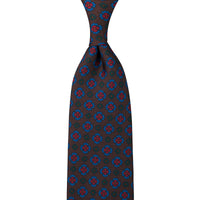 Ancient Madder Silk Tie - Brown - Hand-Rolled