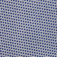 Bi-Color Fina Grenadine Silk Tie - Navy - Hand-Rolled