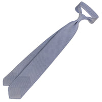Bi-Color Fina Grenadine Silk Tie - Navy - Hand-Rolled