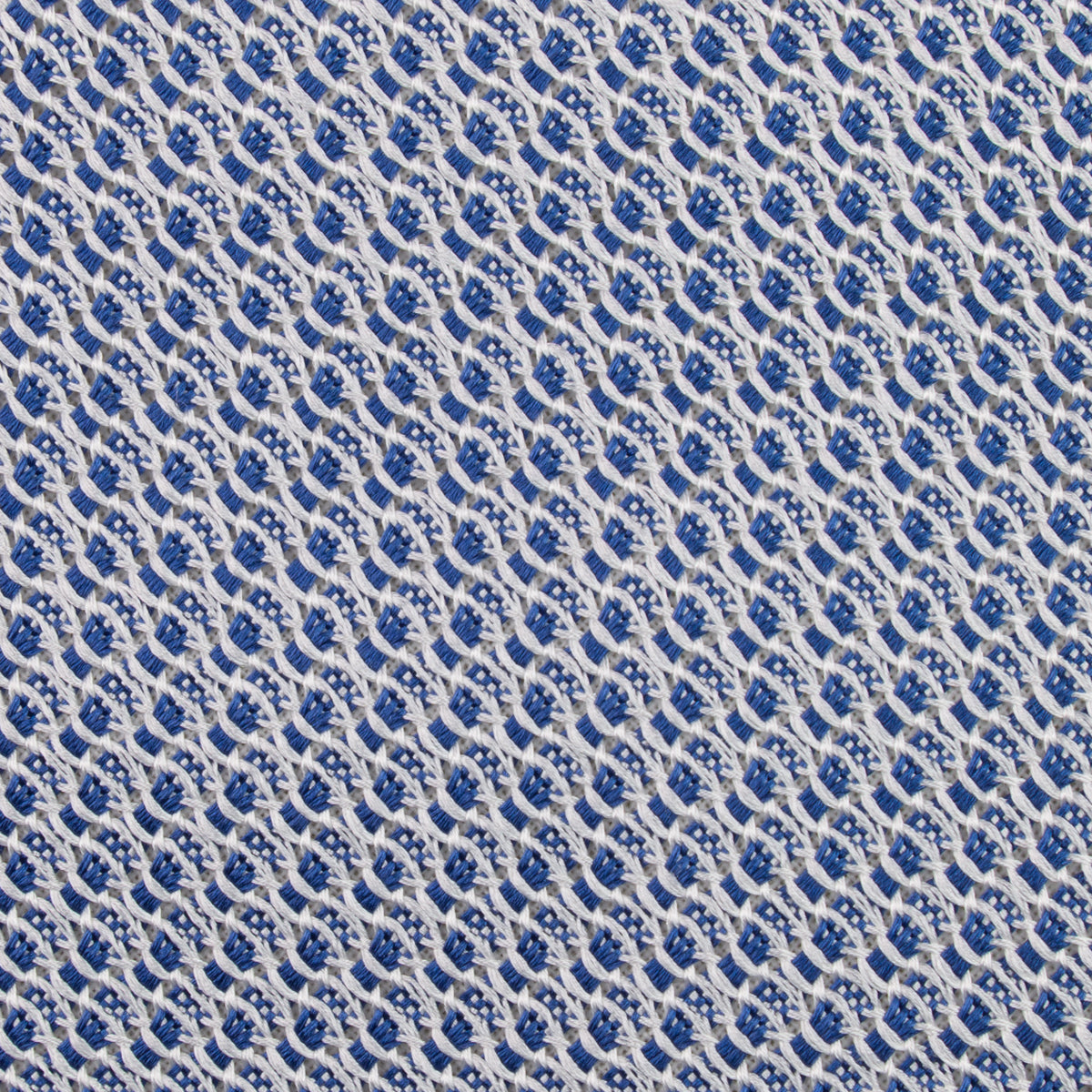 Bi-Color Grossa Grenadine Silk Tie - Navy - Hand-Rolled