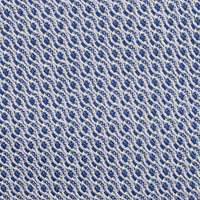 Bi-Color Grossa Grenadine Silk Tie - Navy - Hand-Rolled