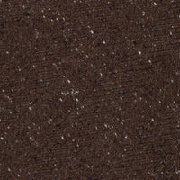Maison Hellard Herringbone Linen Tie - Brown - Hand-Rolled