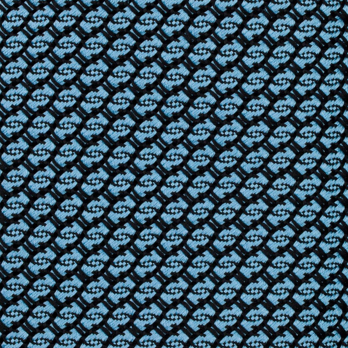Kuska Handwoven Grossa Grenadine Silk Tie  - Sky Blue