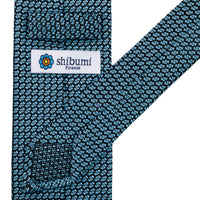 Kuska Handwoven Grossa Grenadine Silk Tie  - Sky Blue