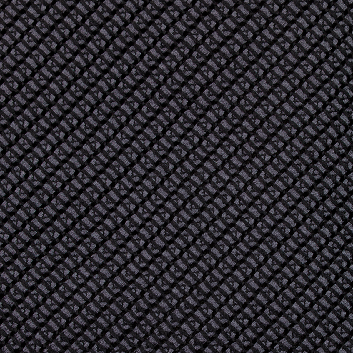 Kuska Handwoven Fina Grenadine Silk Tie  - Charcoal