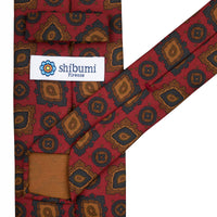 Copper Madder Silk Tie - Cherry - Hand-Rolled