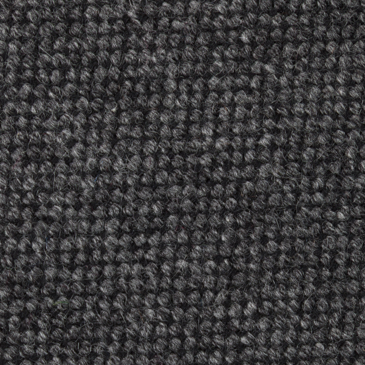 Plain Cashmere Tie - Charcoal - Hand-Rolled