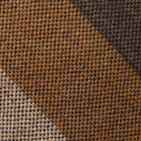 Striped Cashmere Tie - Brown / Copper / Beige