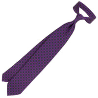 Ancient Madder Silk Tie - Purple - Hand-Rolled