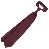 Ancient Madder Silk Tie - Burgundy - Hand-Rolled